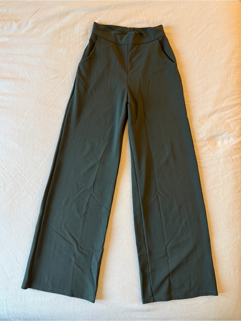 Icon Women's Pilazzo Pants in Dark Olive